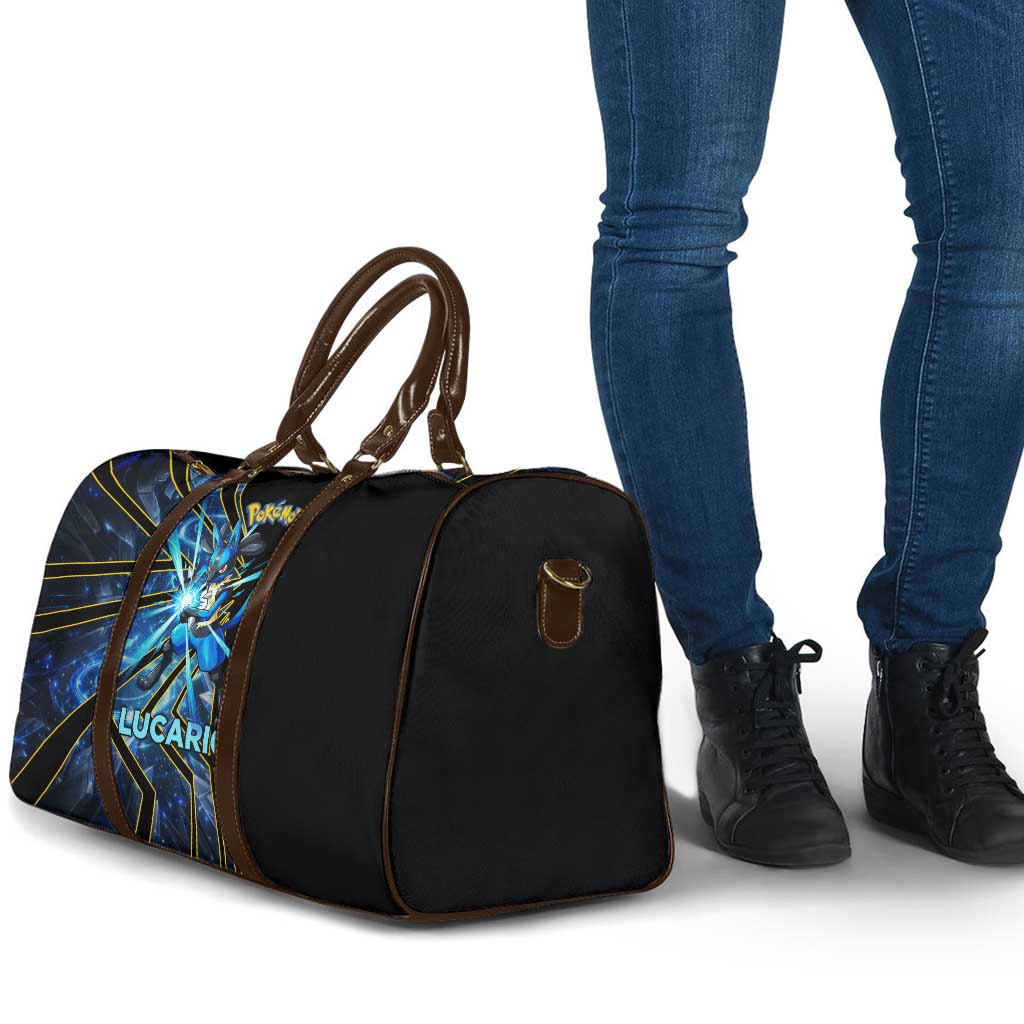 Lucario Poké Travel Bag Aura Blast Comic Style