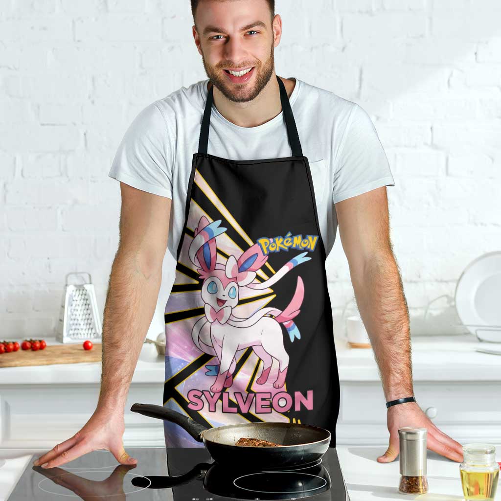 Sylveon Poké Apron Pastel Ribbon Comic Style