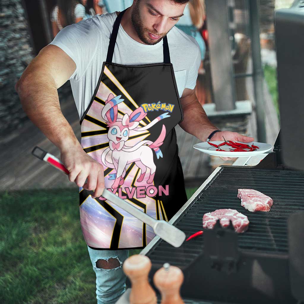 Sylveon Poké Apron Pastel Ribbon Comic Style