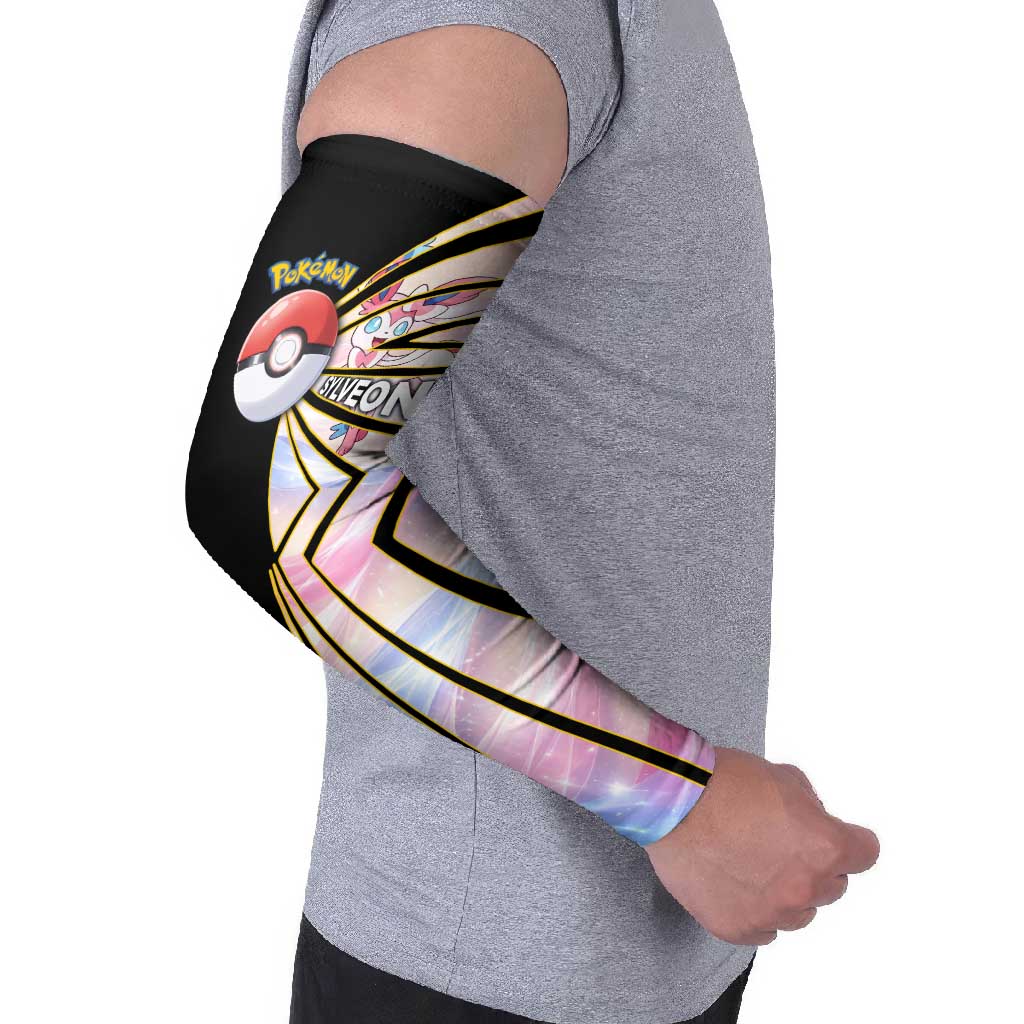 Sylveon Poké Arm Sleeves Pastel Ribbon Comic Style