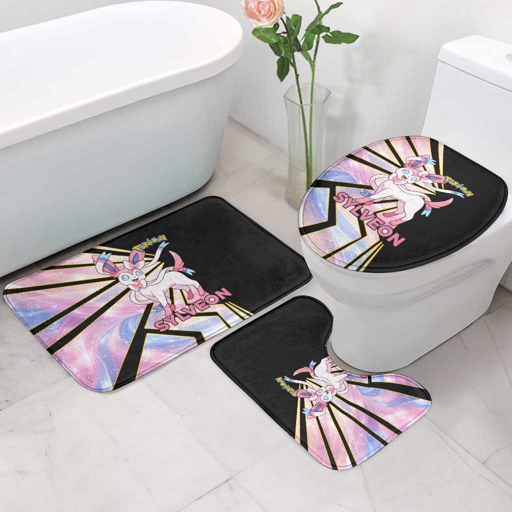 Sylveon Poké Bathroom Set Pastel Ribbon Comic Style