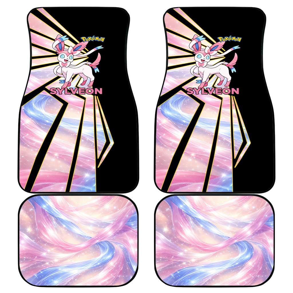 Sylveon Poké Car Mats Pastel Ribbon Comic Style