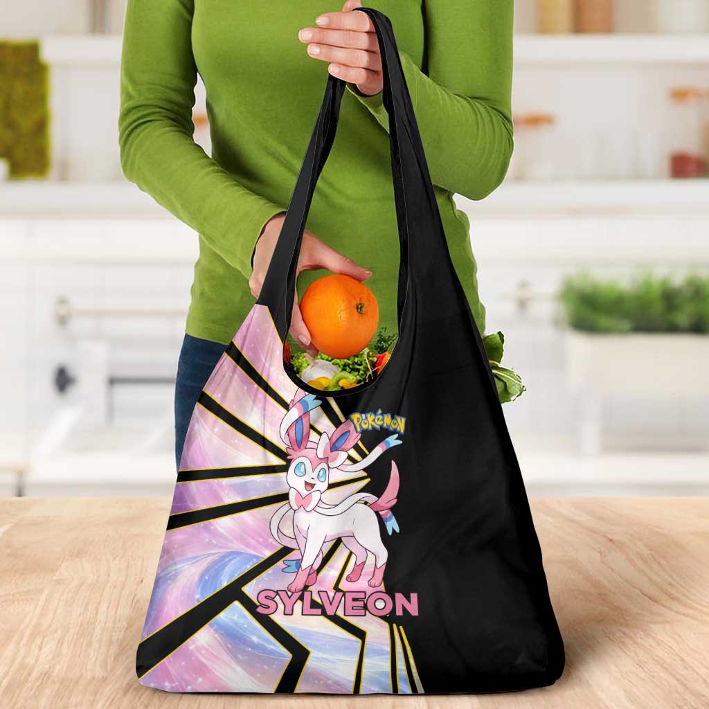 Sylveon Poké Grocery Bag Pastel Ribbon Comic Style
