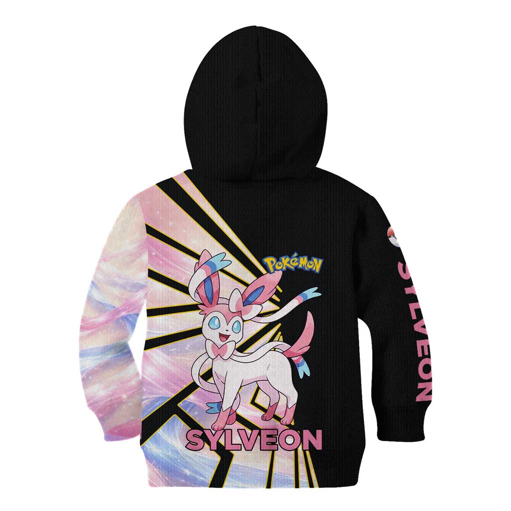 Sylveon Poké Kid Hoodie Pastel Ribbon Comic Style