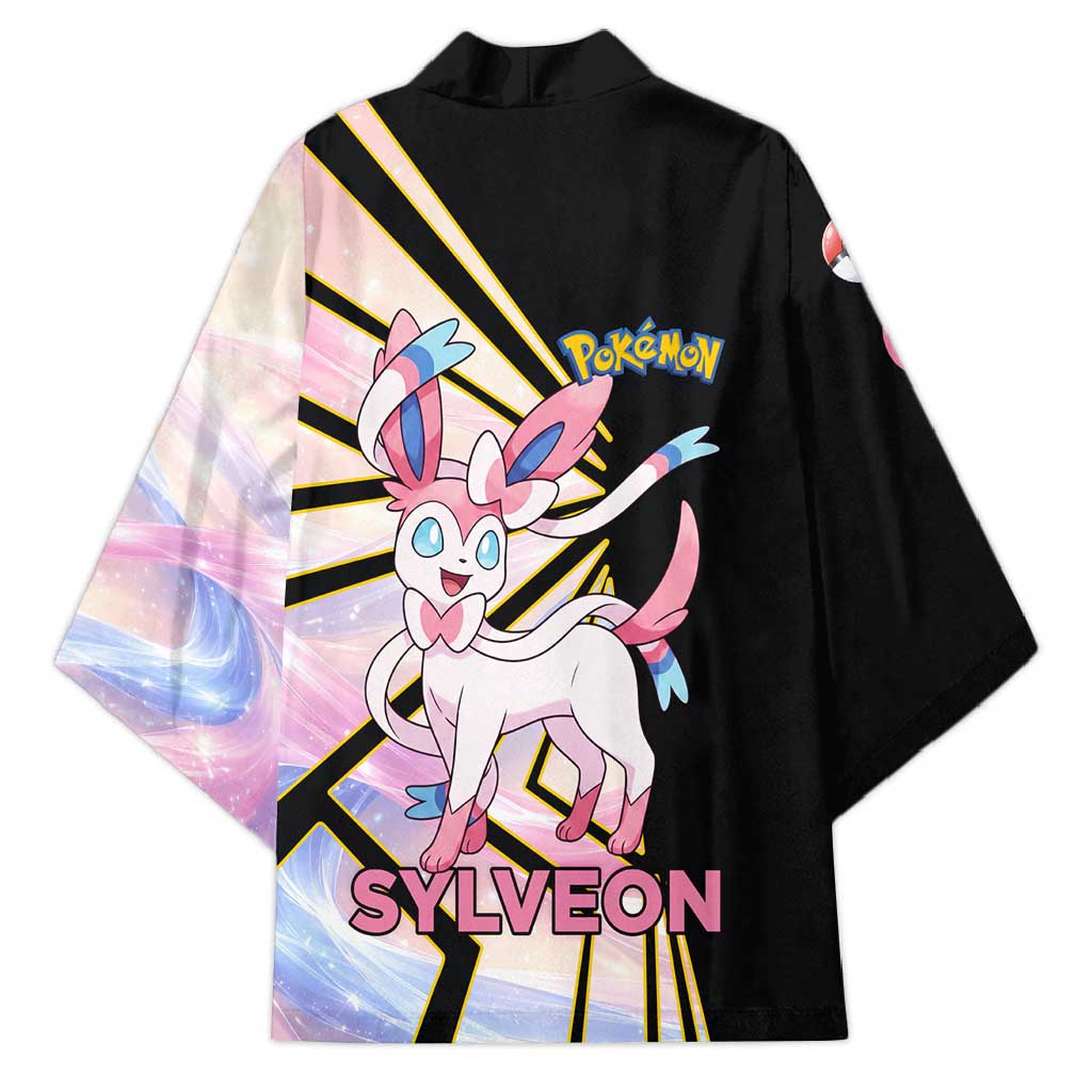 Sylveon Poké Kimono Pastel Ribbon Comic Style