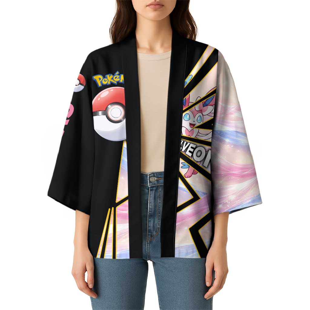 Sylveon Poké Kimono Pastel Ribbon Comic Style