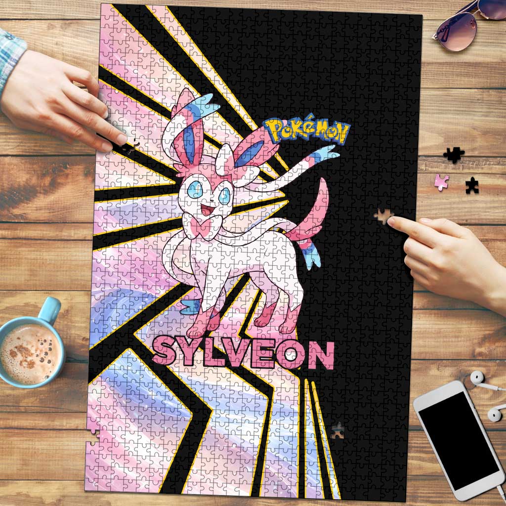 Sylveon Poké Puzzle Pastel Ribbon Comic Style