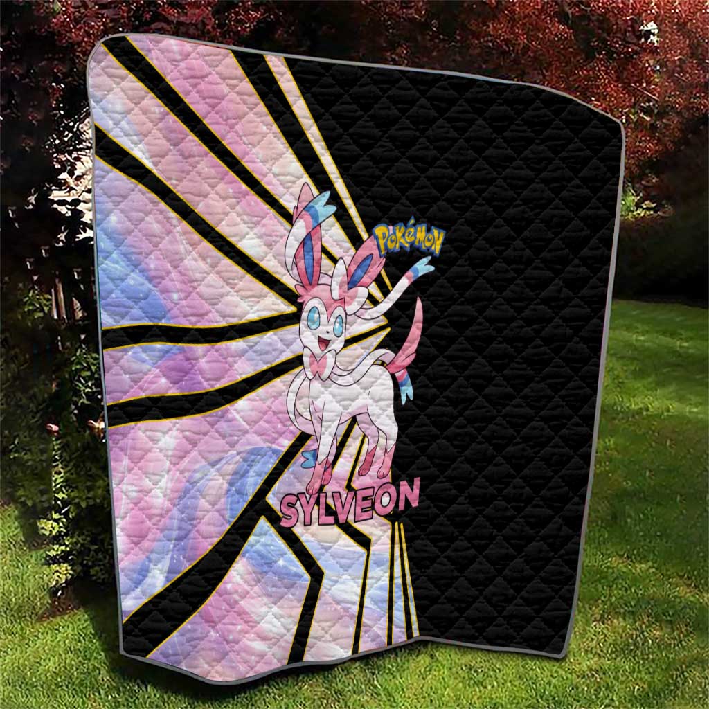 Sylveon Poké Quilt Pastel Ribbon Comic Style