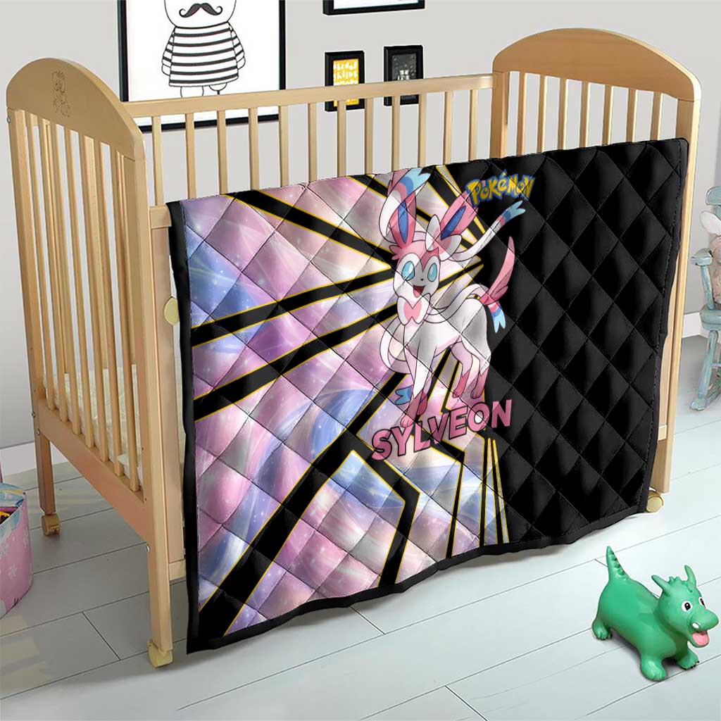 Sylveon Poké Quilt Pastel Ribbon Comic Style