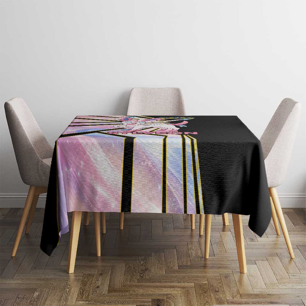 Sylveon Poké Tablecloth Pastel Ribbon Comic Style