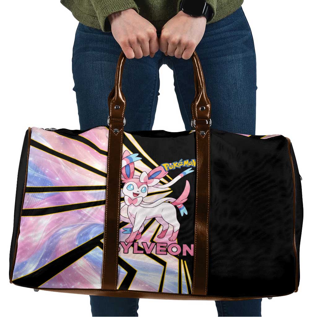 Sylveon Poké Travel Bag Pastel Ribbon Comic Style