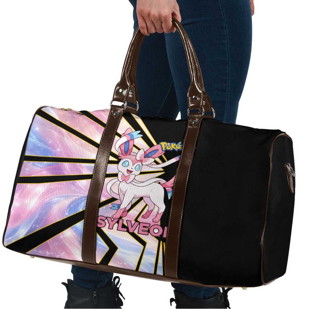 Sylveon Poké Travel Bag Pastel Ribbon Comic Style