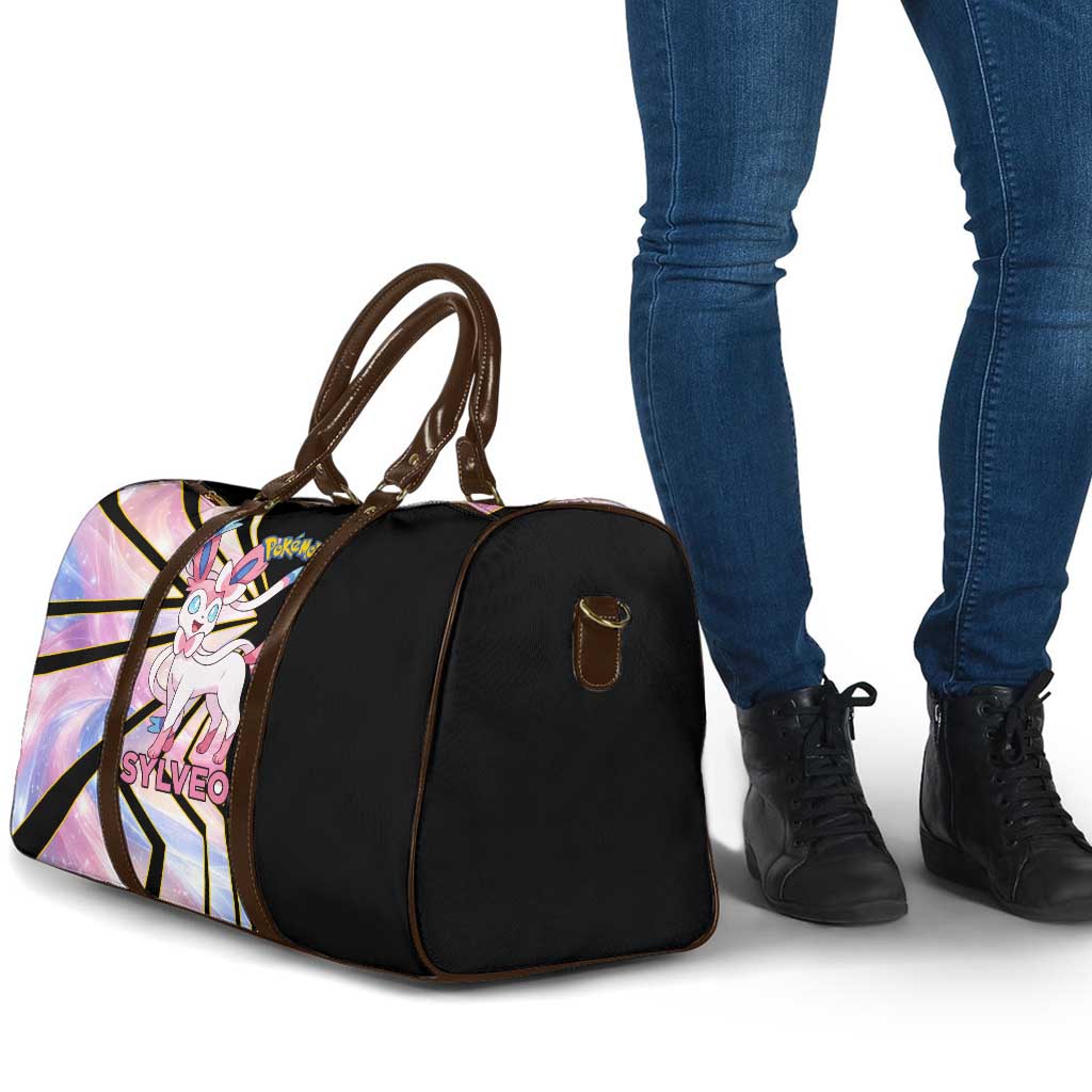 Sylveon Poké Travel Bag Pastel Ribbon Comic Style