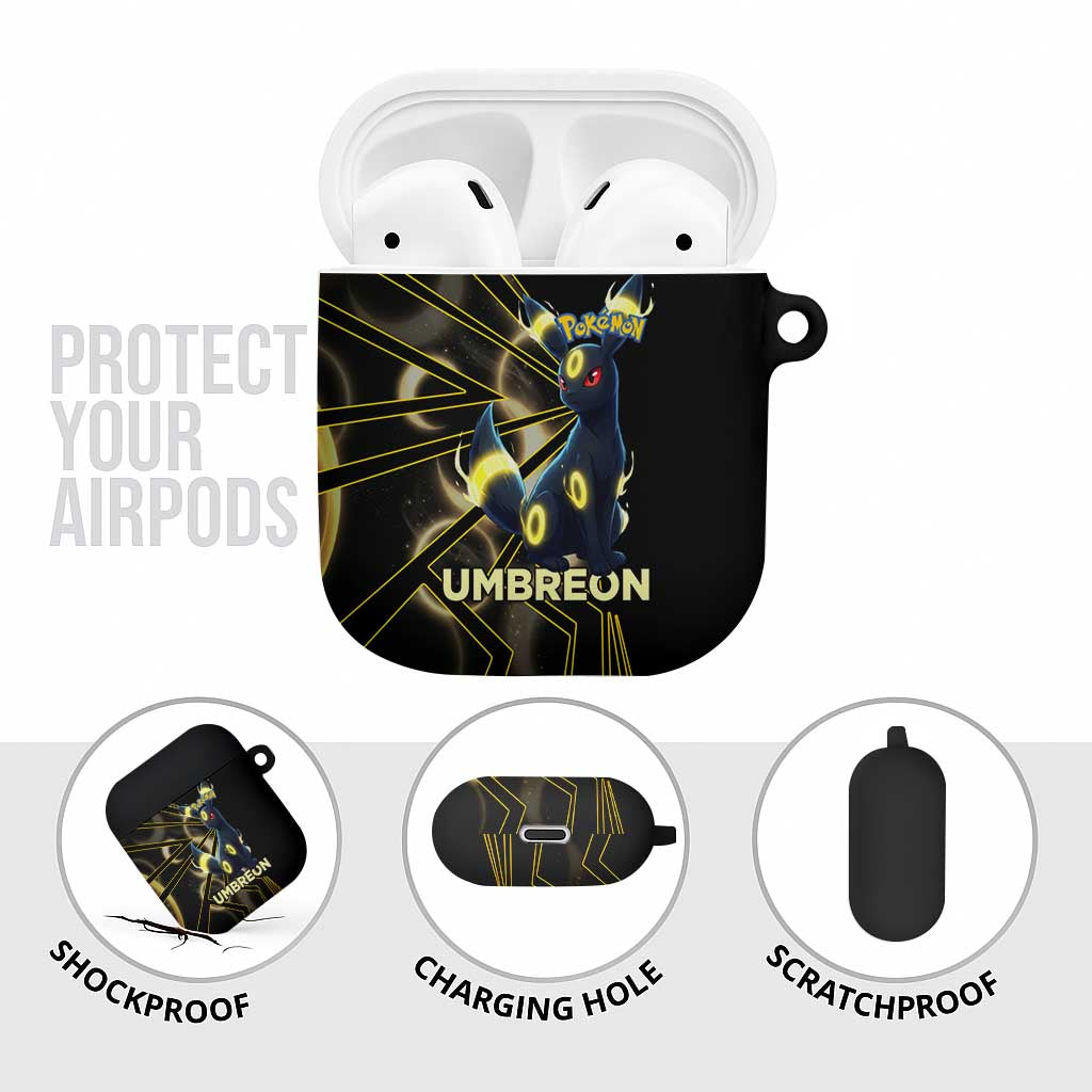 Umbreon Poké AirPods Case Lunar Eclipse Comic Style