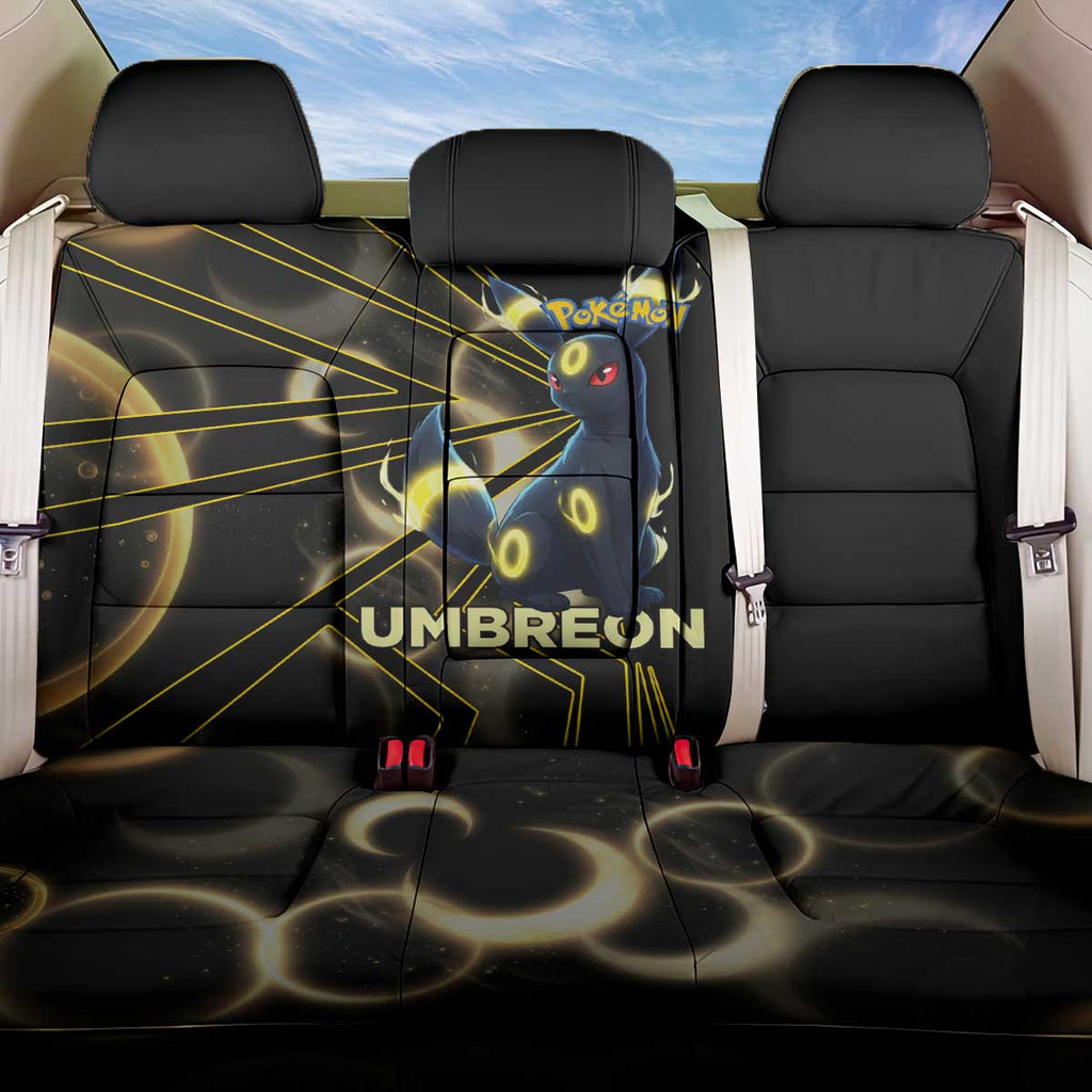 Umbreon Poké Back Car Seat Cover Lunar Eclipse Comic Style