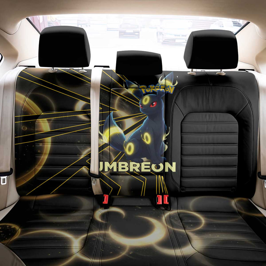 Umbreon Poké Back Car Seat Cover Lunar Eclipse Comic Style