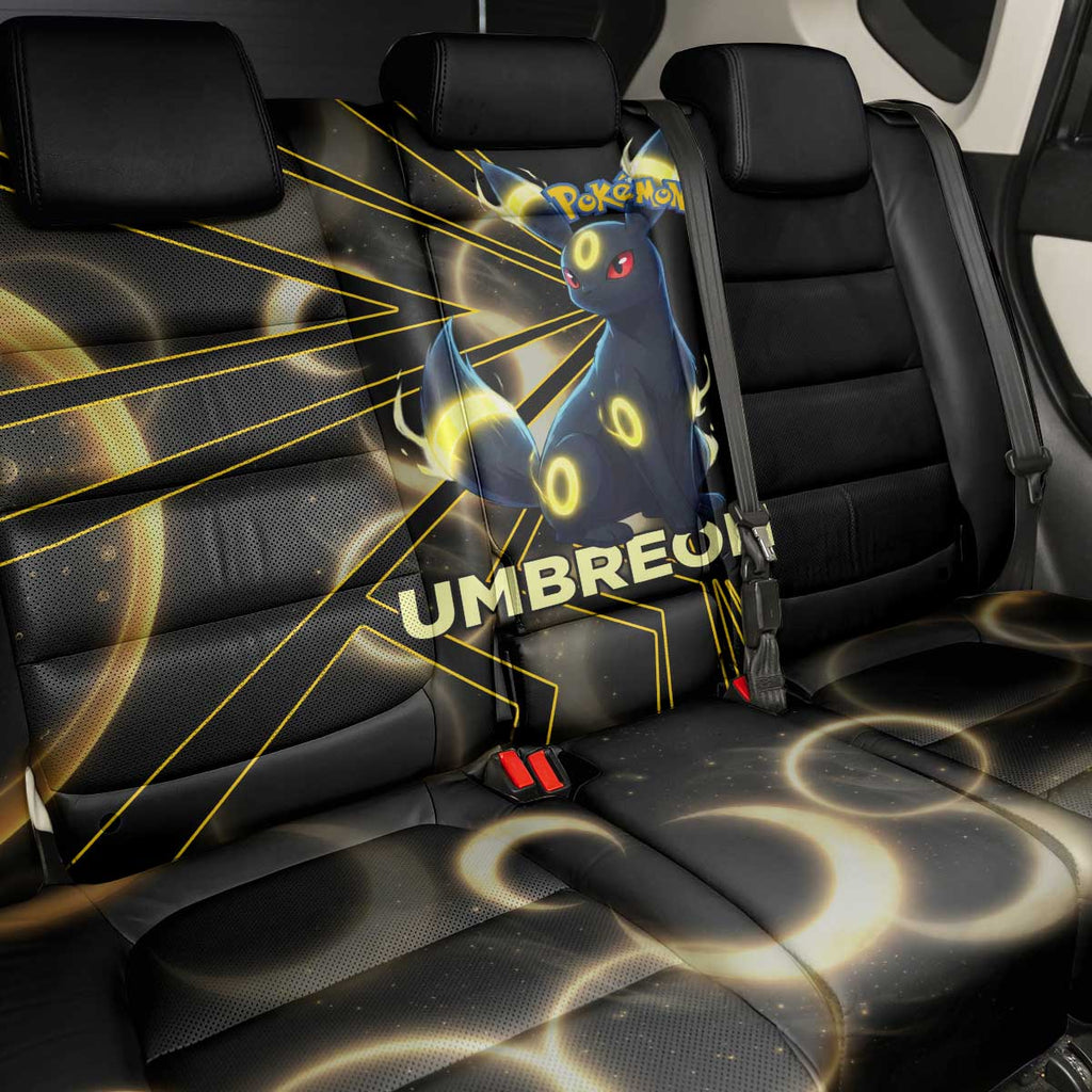 Umbreon Poké Back Car Seat Cover Lunar Eclipse Comic Style