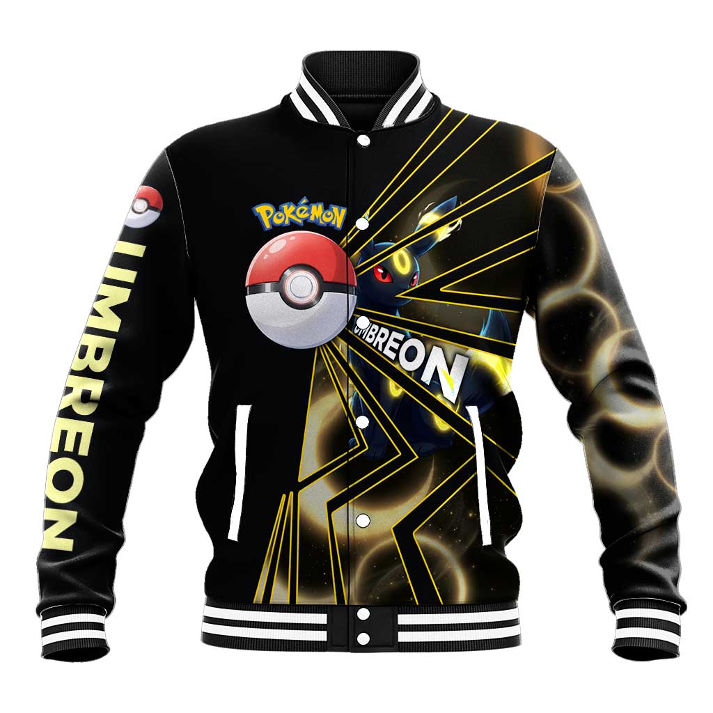 Umbreon Poké Baseball Jacket Lunar Eclipse Comic Style