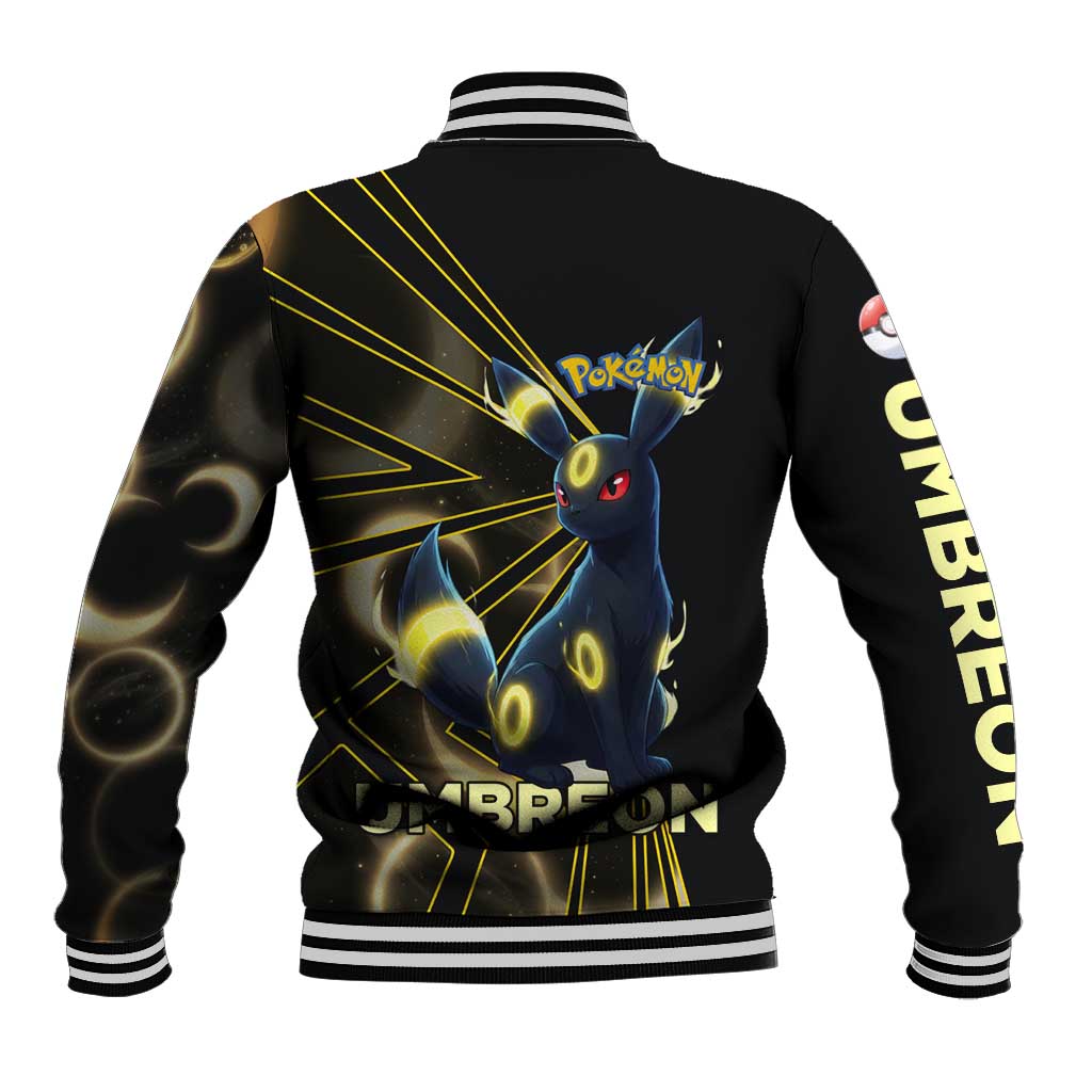 Umbreon Poké Baseball Jacket Lunar Eclipse Comic Style