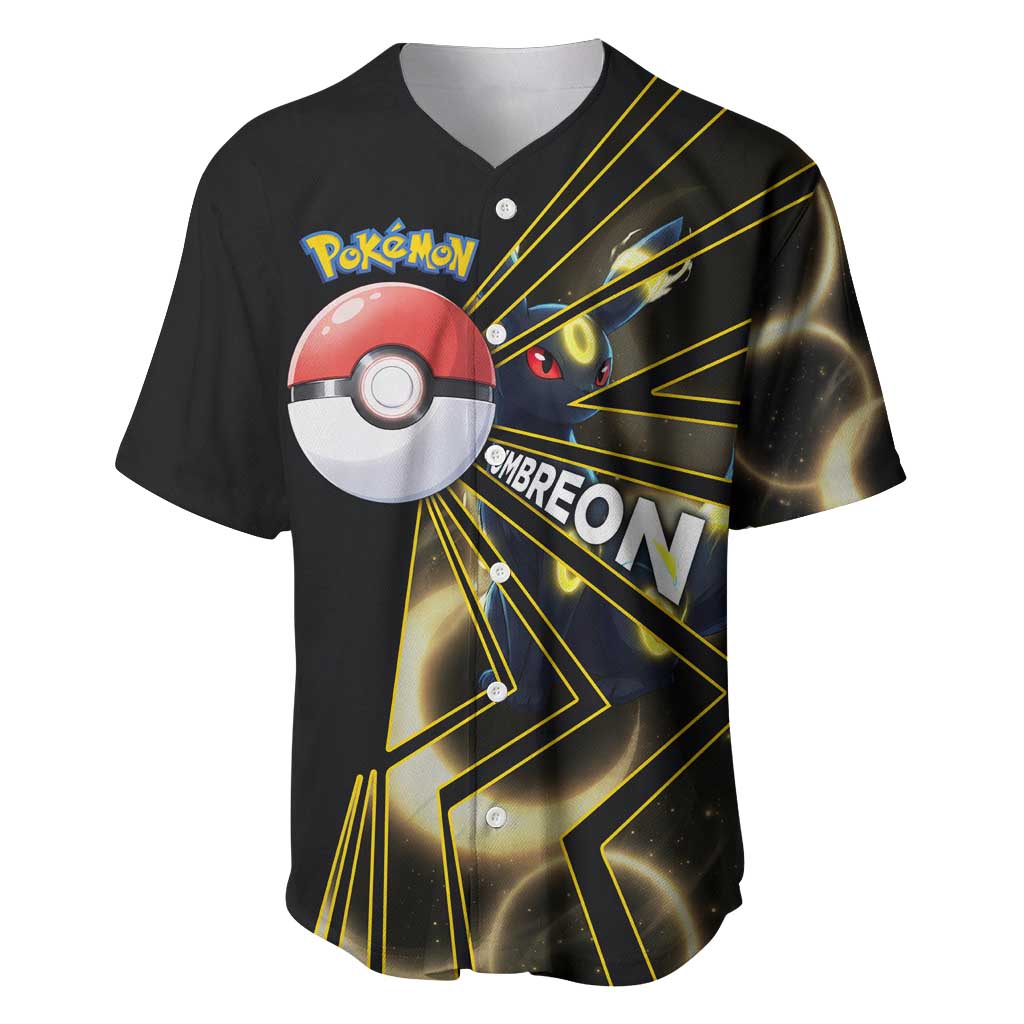 Umbreon Poké Baseball Jersey Lunar Eclipse Comic Style