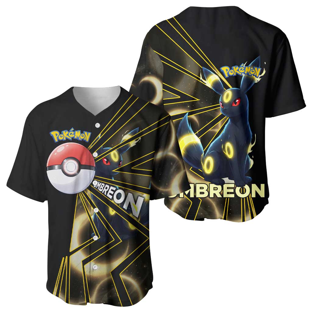 Umbreon Poké Baseball Jersey Lunar Eclipse Comic Style