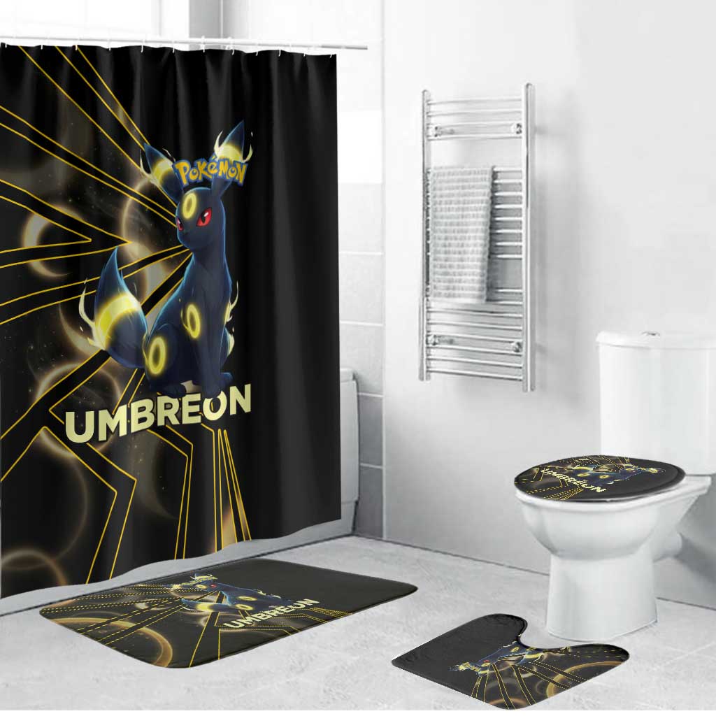 Umbreon Poké Bathroom Set Lunar Eclipse Comic Style