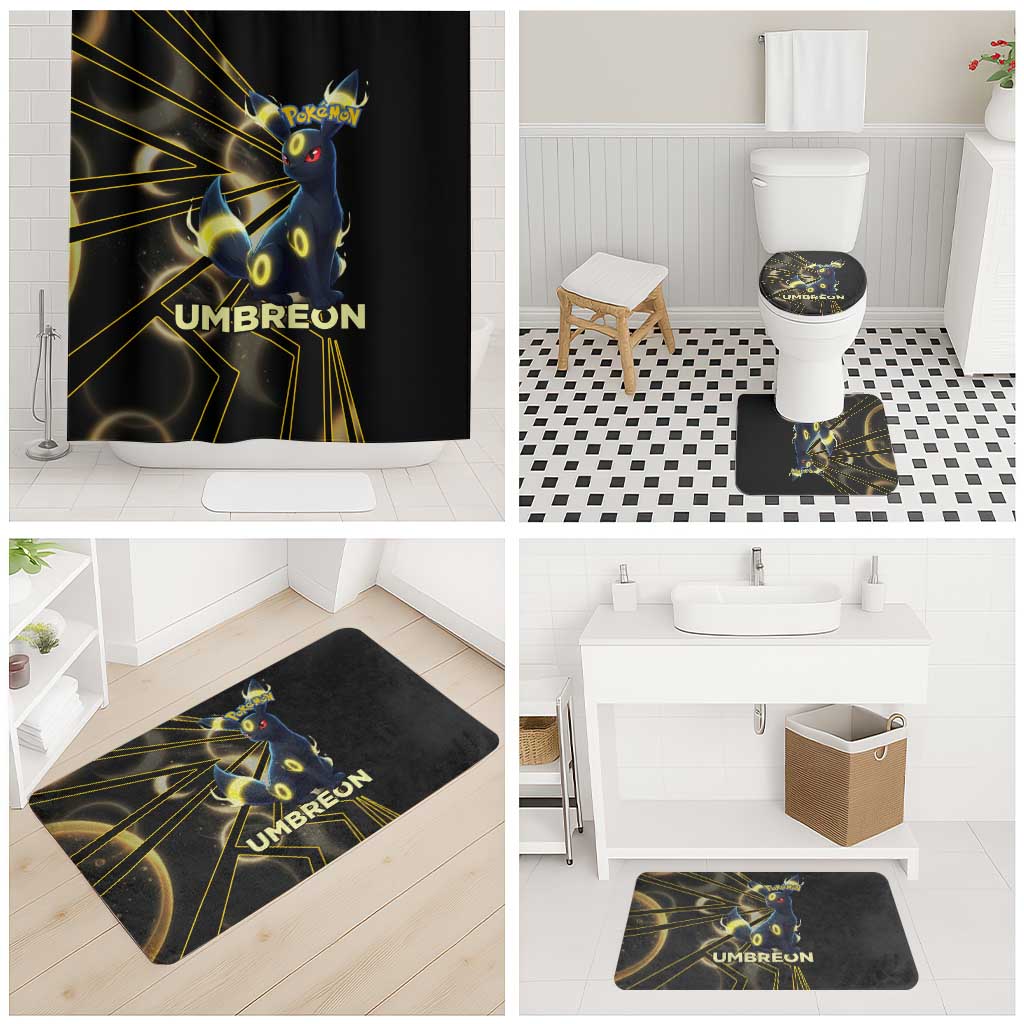 Umbreon Poké Bathroom Set Lunar Eclipse Comic Style