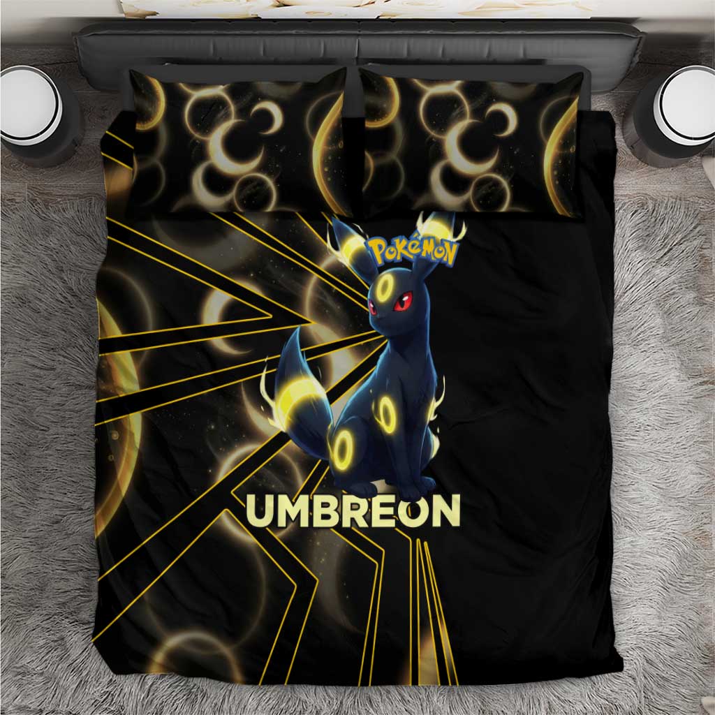 Umbreon Poké Bedding Set Lunar Eclipse Comic Style