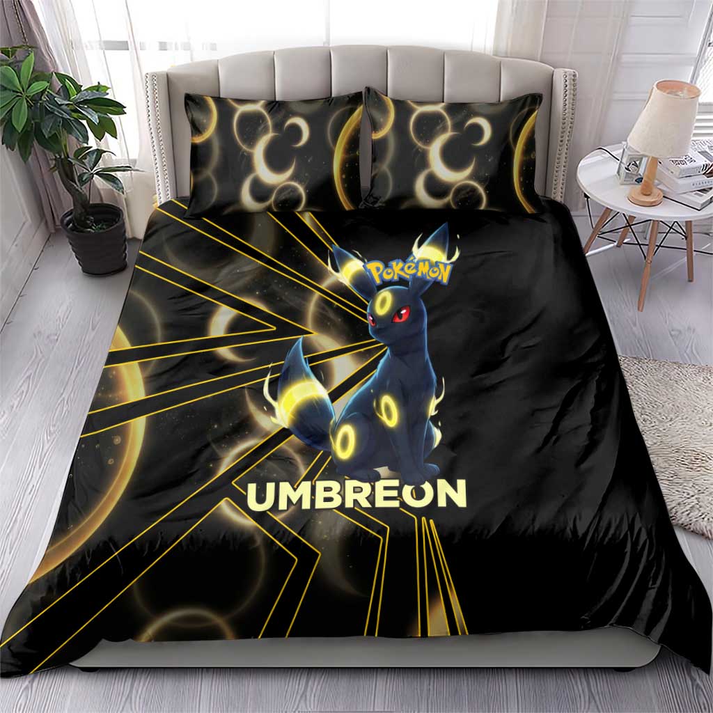 Umbreon Poké Bedding Set Lunar Eclipse Comic Style