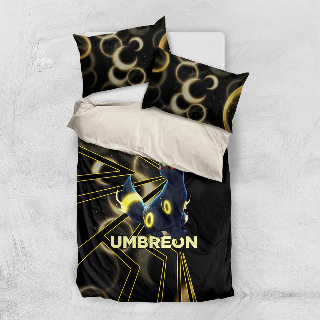Umbreon Poké Bedding Set Lunar Eclipse Comic Style