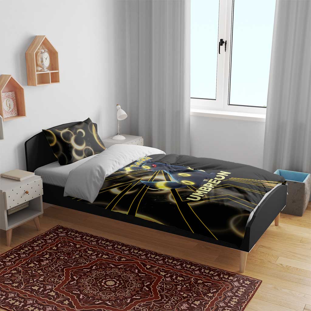 Umbreon Poké Bedding Set Lunar Eclipse Comic Style