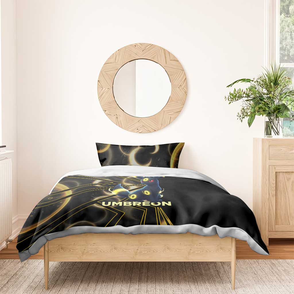 Umbreon Poké Bedding Set Lunar Eclipse Comic Style