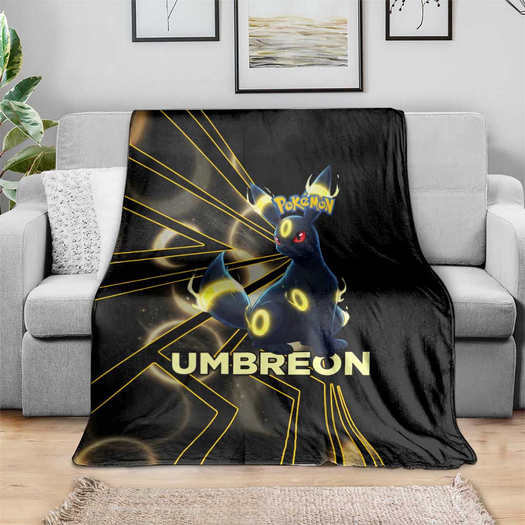 Umbreon Poké Blanket Lunar Eclipse Comic Style