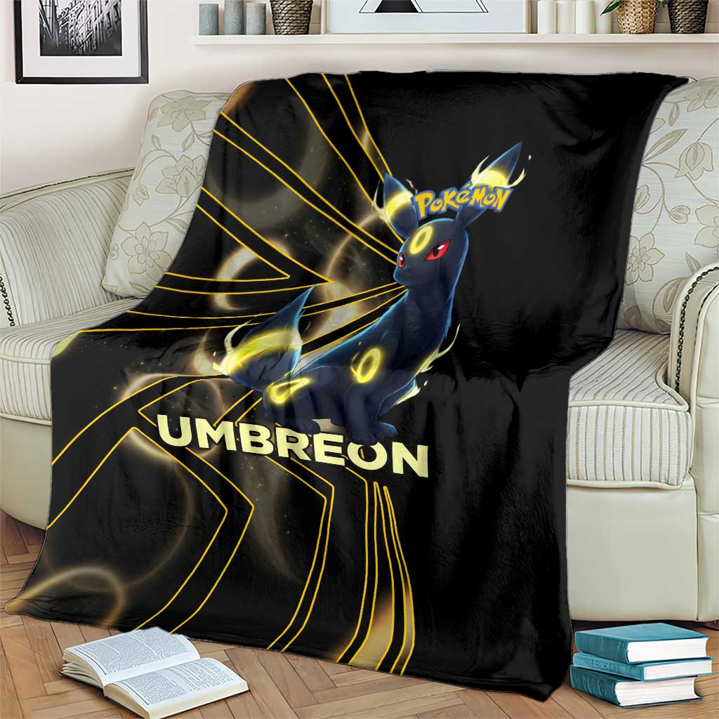 Umbreon Poké Blanket Lunar Eclipse Comic Style
