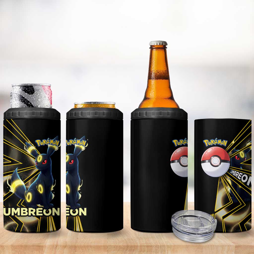 Umbreon Poké 4 in 1 Can Cooler Tumbler Lunar Eclipse Comic Style
