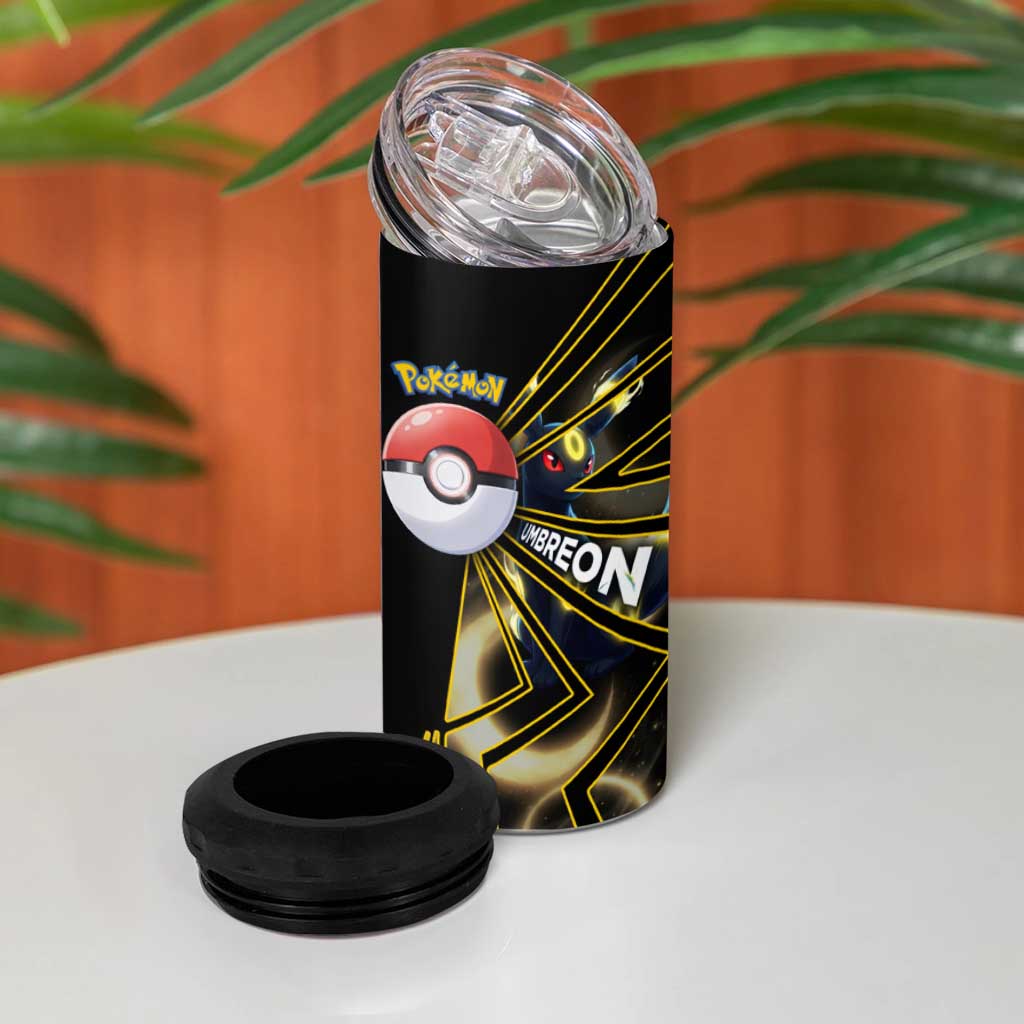 Umbreon Poké 4 in 1 Can Cooler Tumbler Lunar Eclipse Comic Style