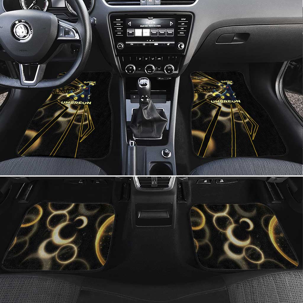 Umbreon Poké Car Mats Lunar Eclipse Comic Style