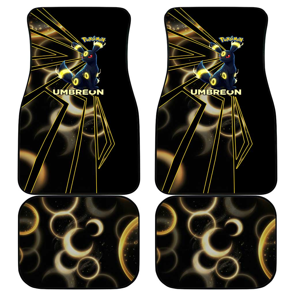 Umbreon Poké Car Mats Lunar Eclipse Comic Style