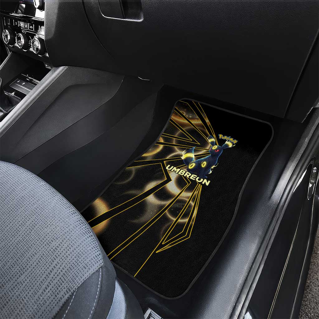 Umbreon Poké Car Mats Lunar Eclipse Comic Style