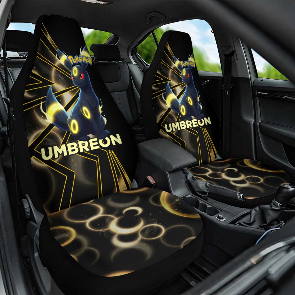 Umbreon Poké Car Seat Cover Lunar Eclipse Comic Style