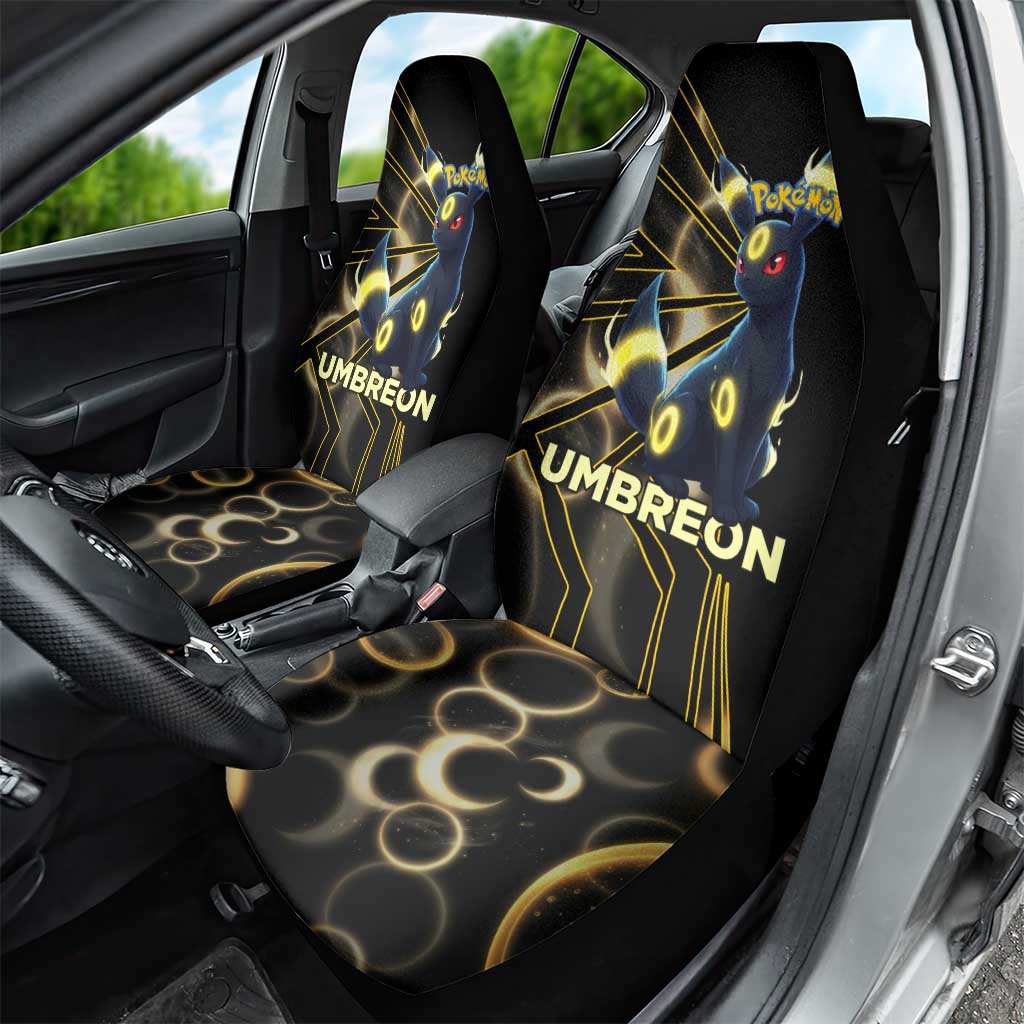 Umbreon Poké Car Seat Cover Lunar Eclipse Comic Style