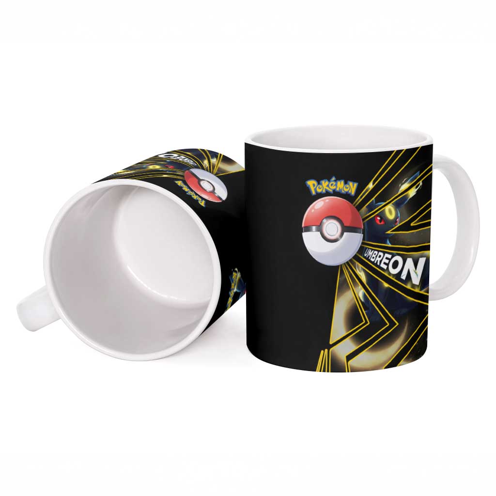 Umbreon Poké Ceramic Mug Lunar Eclipse Comic Style