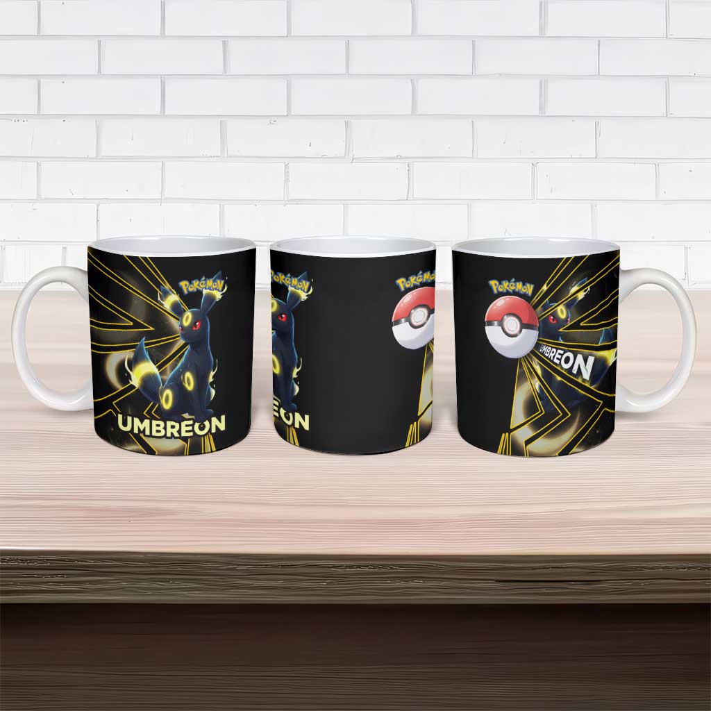 Umbreon Poké Ceramic Mug Lunar Eclipse Comic Style