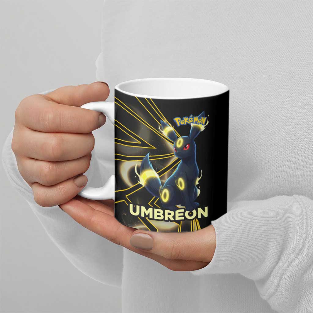 Umbreon Poké Ceramic Mug Lunar Eclipse Comic Style
