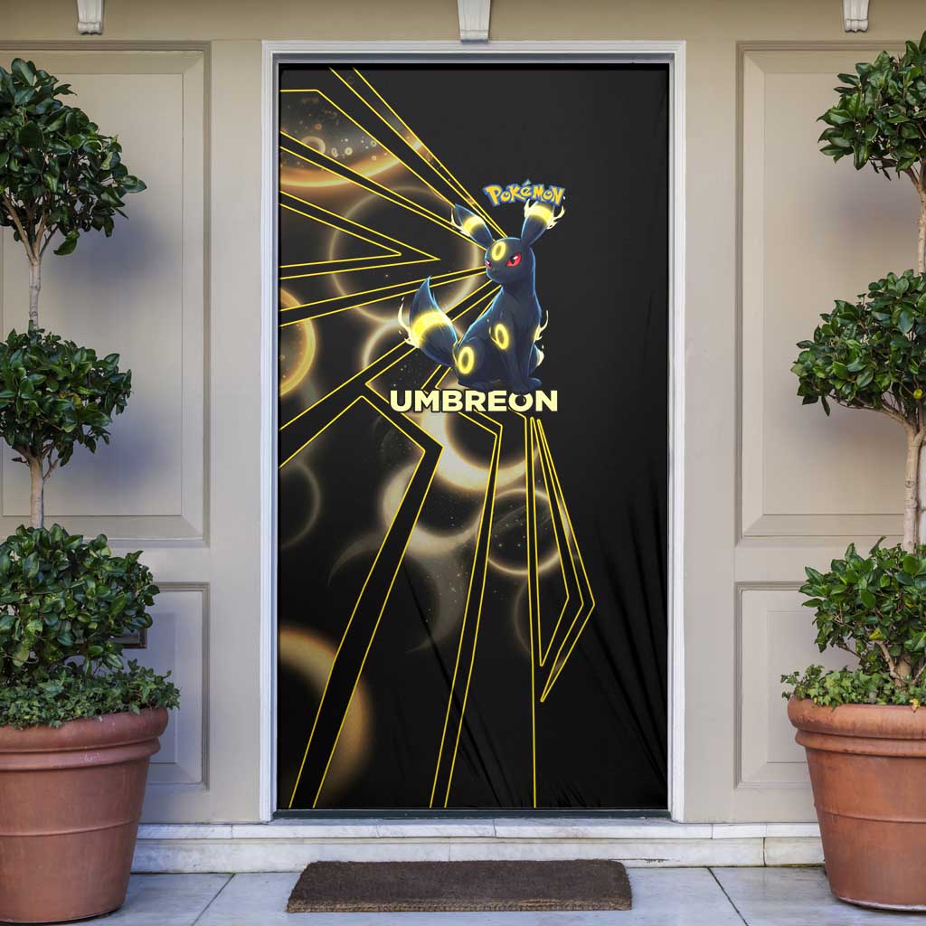 Umbreon Poké Door Cover Lunar Eclipse Comic Style
