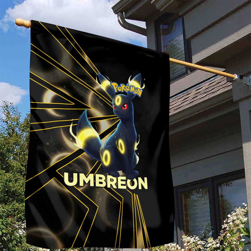 Umbreon Poké Garden Flag Lunar Eclipse Comic Style