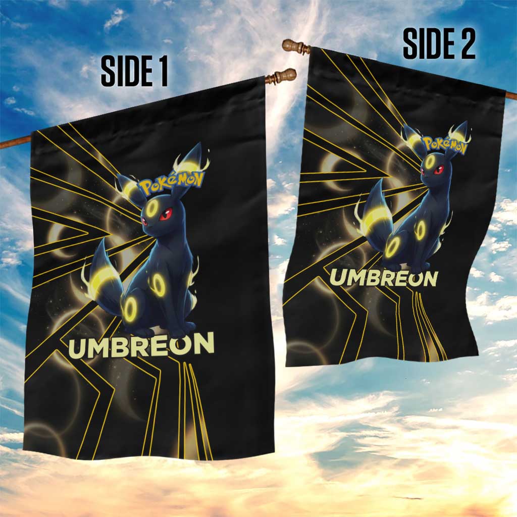 Umbreon Poké Garden Flag Lunar Eclipse Comic Style