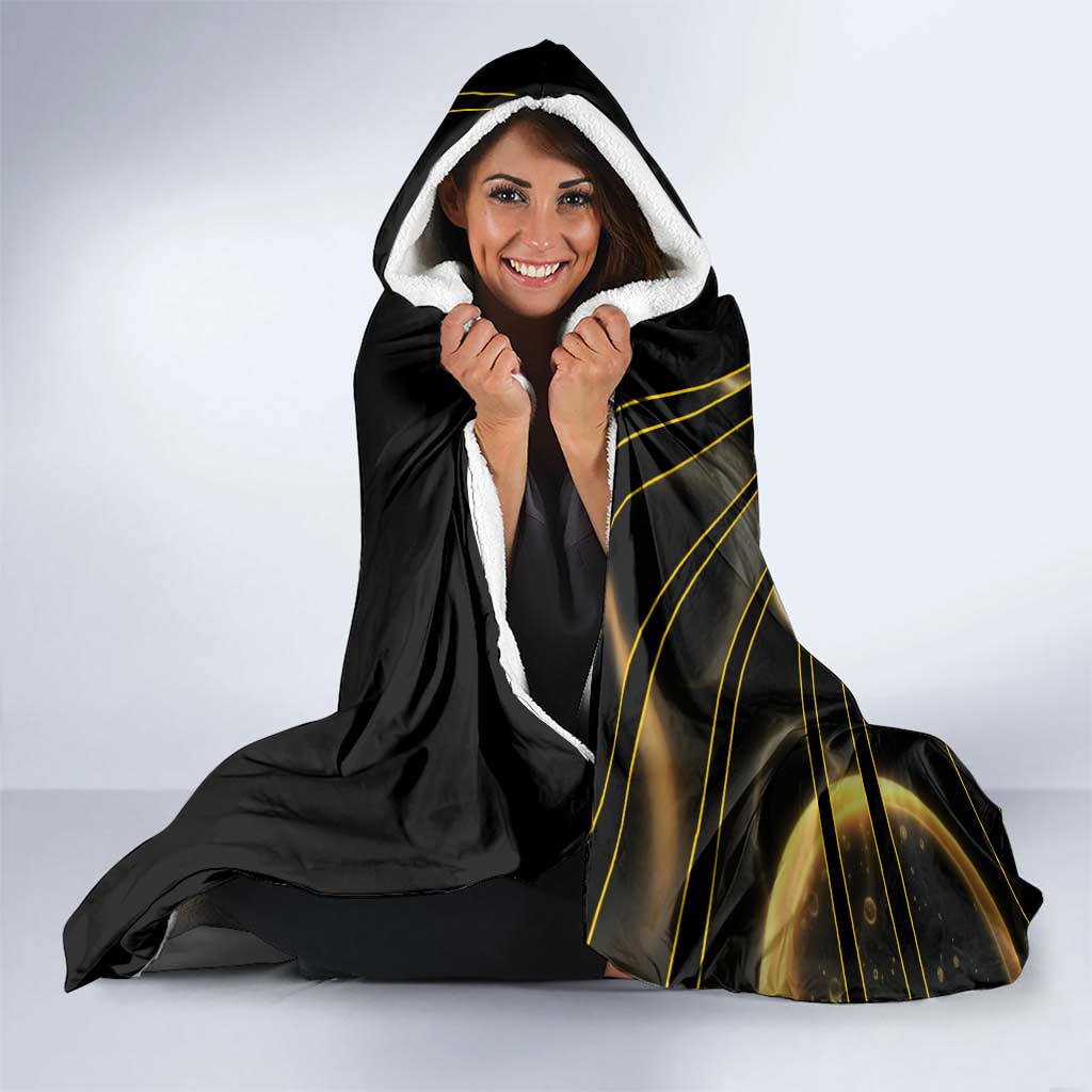 Umbreon Poké Hooded Blanket Lunar Eclipse Comic Style