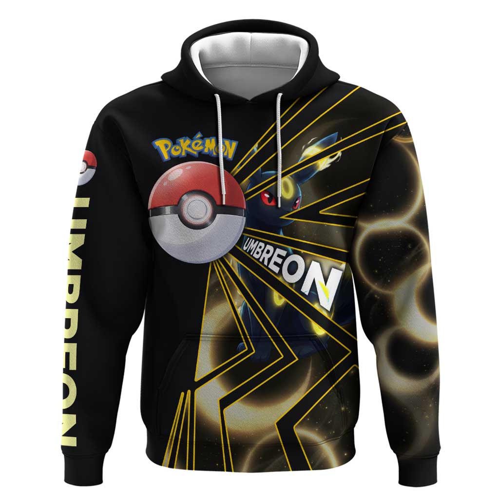 Umbreon Poké Hoodie Lunar Eclipse Comic Style