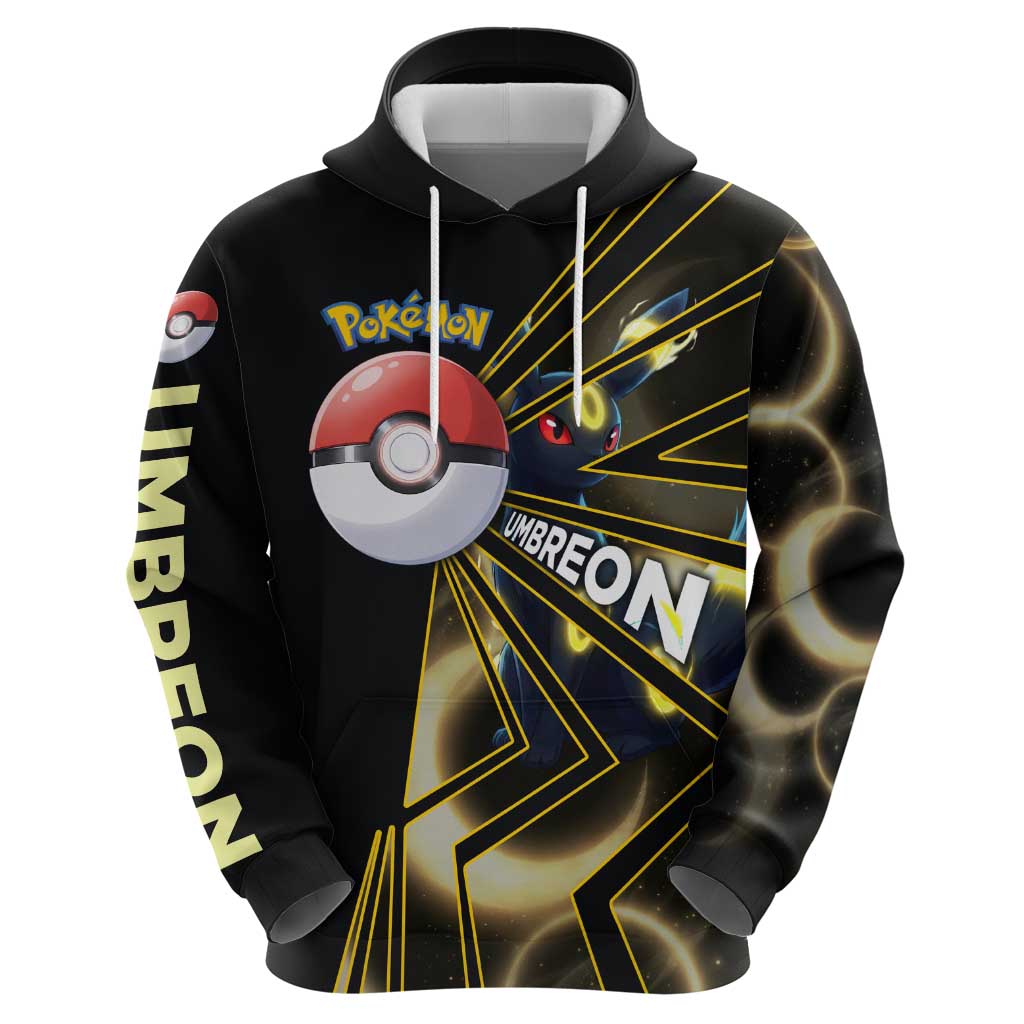 Umbreon Poké Hoodie Lunar Eclipse Comic Style